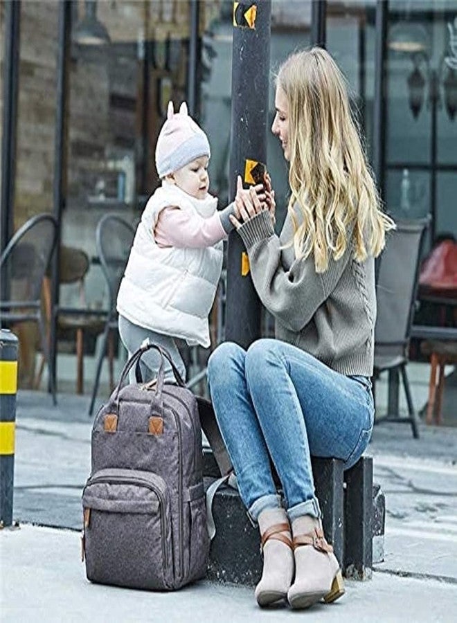 TRUE HUMAN Designer ultra premium Multipurpose Diaper bag, baby bags, Anti Theft, Maternity Bag, Nappy Bag mothers bags, Baby Shower Gift (GREY) - Image 4